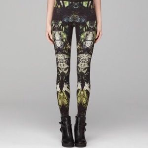 Helmut Lang Leggings - Cicada Print - Size S